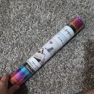 The Paper Studio - Holographic Rainbow Iron On - Can Use With Cricut